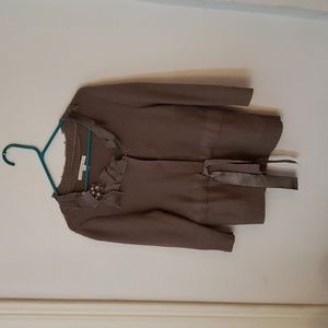 Lauren Conrad Gray Vintage-Inspired Cardigan